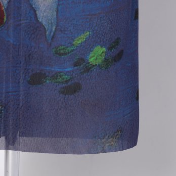 【COMING SOON】Gold fish printed on stretch net スカート 詳細画像