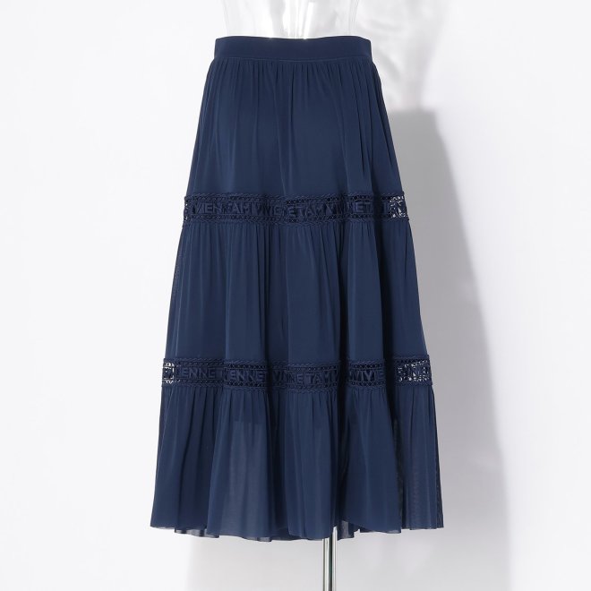 【COMING SOON】Solid netting スカート 詳細画像 ネイビー 3