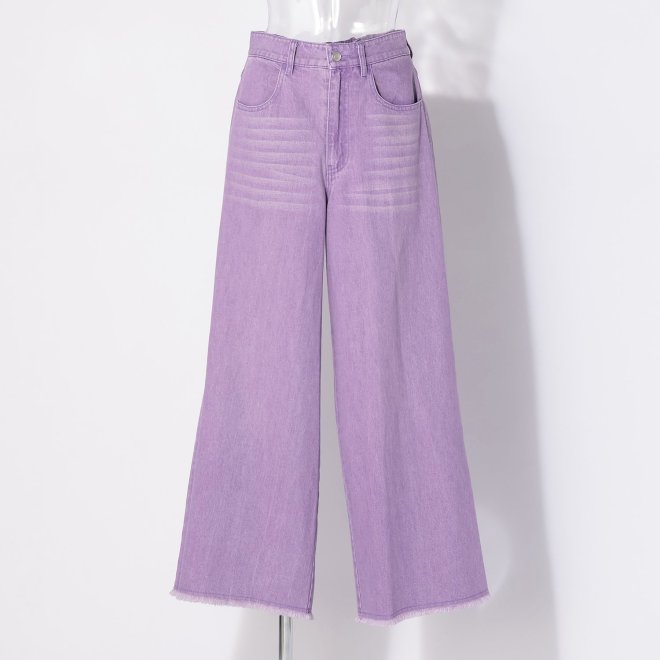 【COMING SOON】Purple denim パンツ 詳細画像 パープル 1