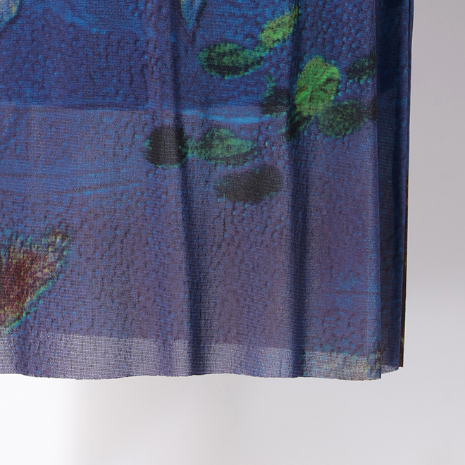 【COMING SOON】Gold fish printed on stretch net ドレス 詳細画像 ブルー系マルチ 6