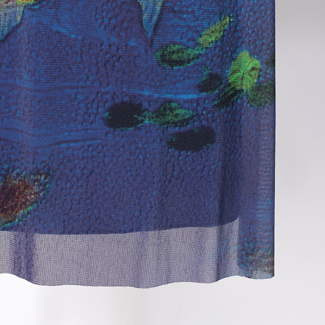 【COMING SOON】Gold fish printed on stretch net ドレス 詳細画像 ブルー系マルチ 6
