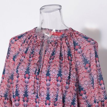 【COMING SOON】Flower girl allover print stretch net ドレス 詳細画像