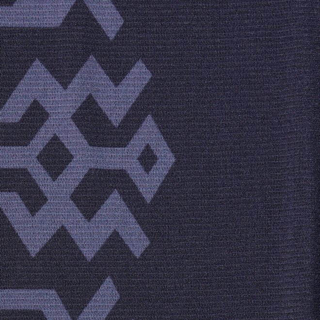 Dragon motif print stretch net ブラウス 詳細画像 ネイビー 6