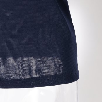 Dragon embroidery motif on stretch net ブラウス 詳細画像