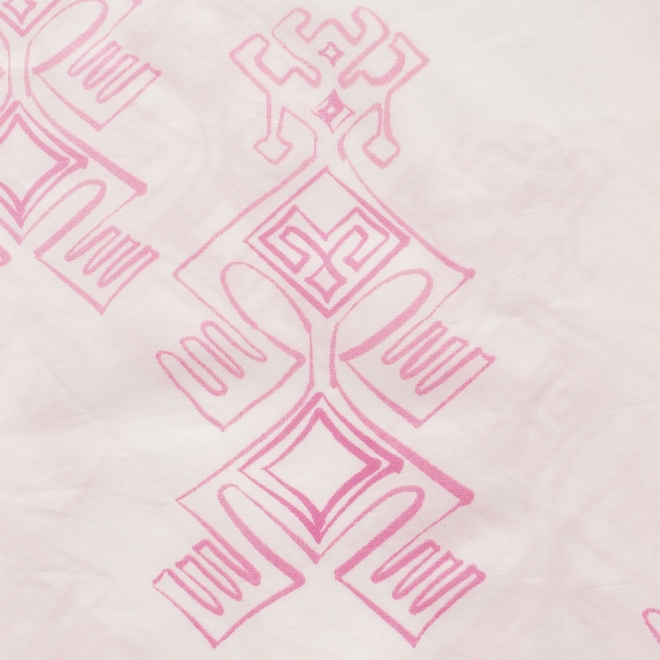 Earring girl stamp print ブラウス 詳細画像 ホワイト 10