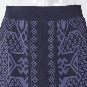 Dragon motif print stretch net スカート 詳細画像