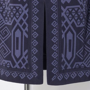Dragon motif print stretch net スカート 詳細画像