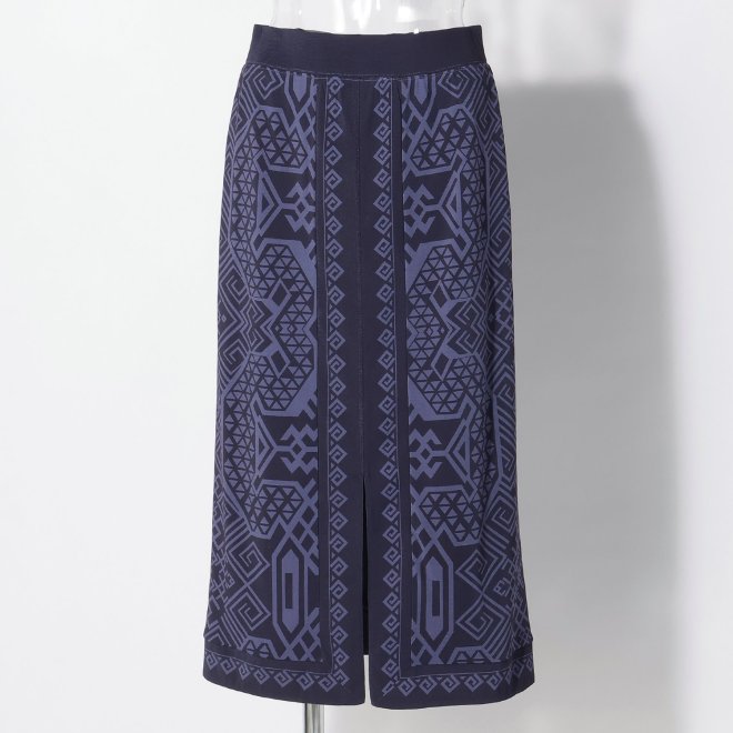 【COMING SOON】Dragon motif print stretch net スカート