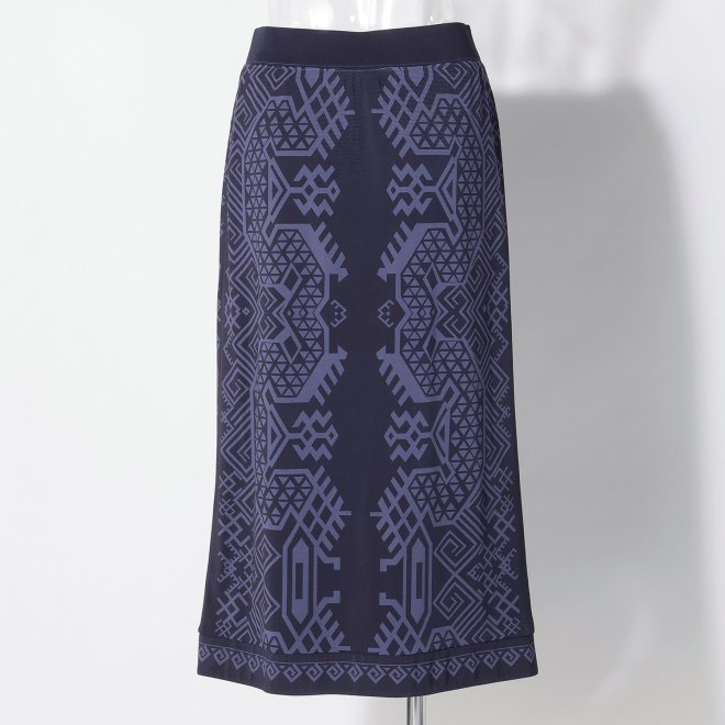 Dragon motif print stretch net スカート 詳細画像 ネイビー 3
