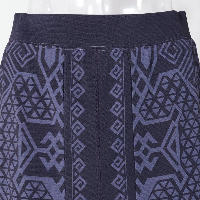 Dragon motif print stretch net スカート 詳細画像 ネイビー 4