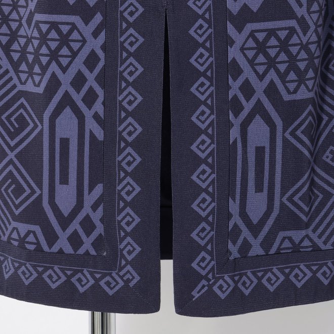 Dragon motif print stretch net スカート 詳細画像 ネイビー 5