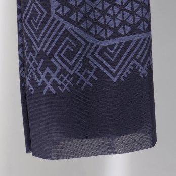 Dragon motif print stretch net パンツ 詳細画像