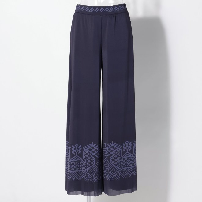 【COMING SOON】Dragon motif print stretch net パンツ