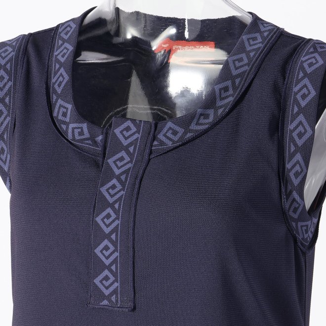 Dragon motif print stretch net ドレス 詳細画像 ネイビー 4