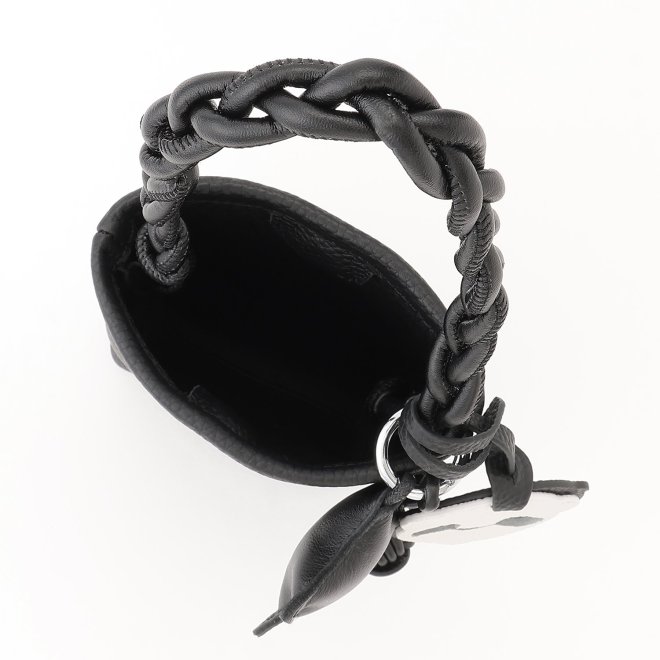 Leather phone bag + Key chain 詳細画像 ブラック 5