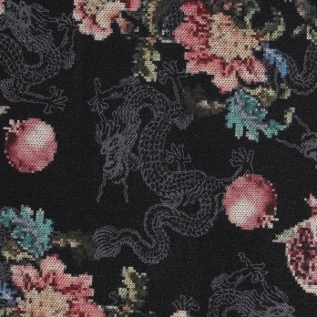 【COMING SOON】Pomegranate dragon print ブラウス 詳細画像