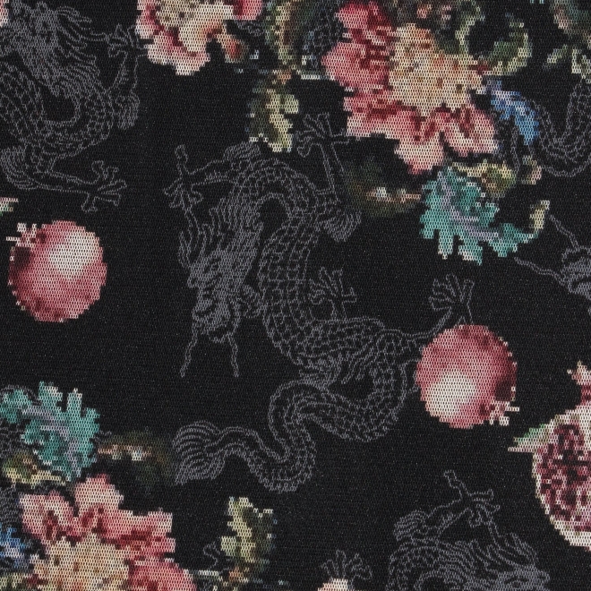 【COMING SOON】Pomegranate dragon print ブラウス 詳細画像 黒系マルチ 12