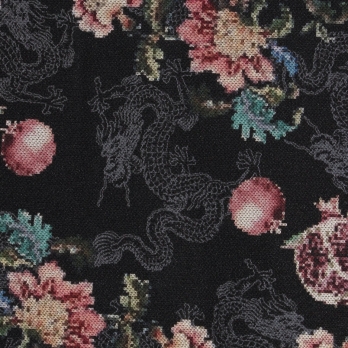 【COMING SOON】Pomegranate dragon print ブラウス 詳細画像
