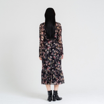 【COMING SOON】Pomegranate dragon print スカート 詳細画像