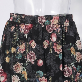 【COMING SOON】Pomegranate dragon print スカート 詳細画像