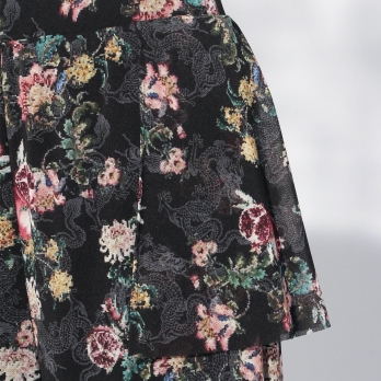【COMING SOON】Pomegranate dragon print パンツ 詳細画像