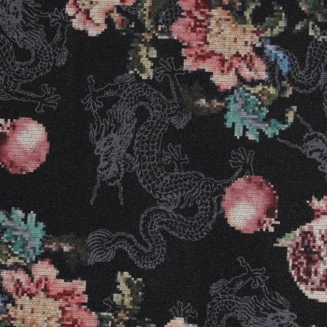 【COMING SOON】Pomegranate dragon print パンツ 詳細画像 黒系マルチ 10