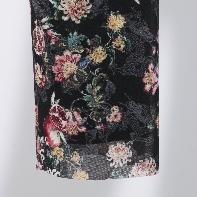【COMING SOON】Pomegranate dragon print パンツ 詳細画像 黒系マルチ 9