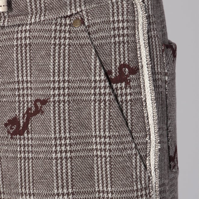 【COMING SOON】Phantom dragon jacquard パンツ 詳細画像 ブラウン 5