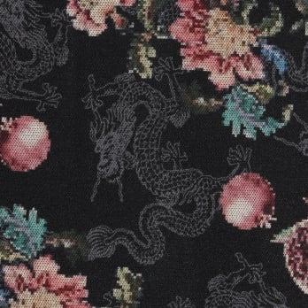 【COMING SOON】Pomegranate dragon print ドレス 詳細画像