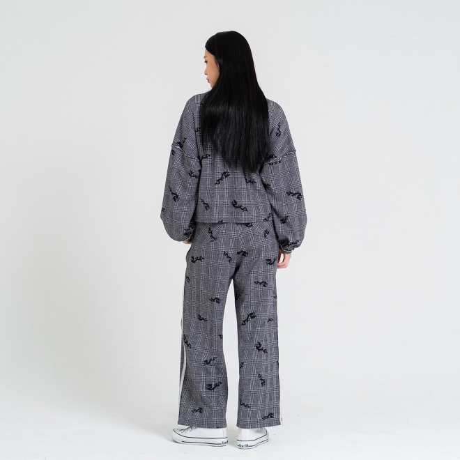 【COMING SOON】Phantom dragon jacquard ブルゾン 詳細画像 ブラック 4