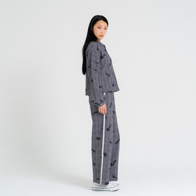 【COMING SOON】Phantom dragon jacquard ブルゾン 詳細画像 ブラック 5