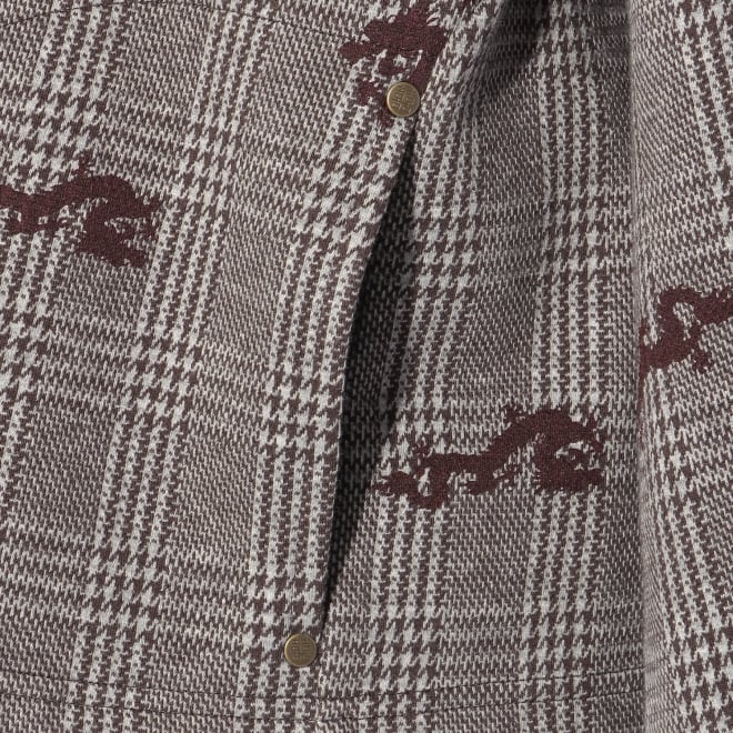 【COMING SOON】Phantom dragon jacquard ブルゾン 詳細画像 ブラウン 5