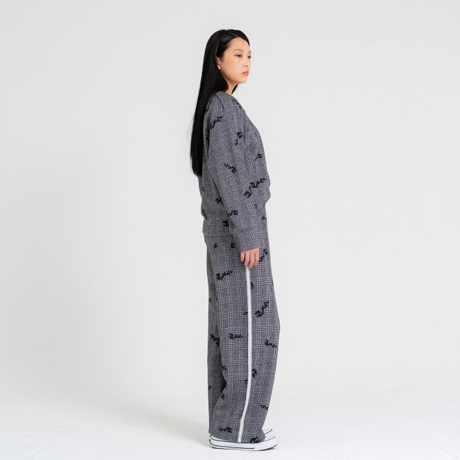 【COMING SOON】Phantom dragon jacquard プルオーバー 詳細画像 ブラック 5