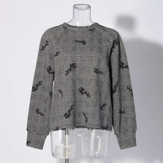 【COMING SOON】Phantom dragon jacquard プルオーバー 詳細画像 ブラック 6