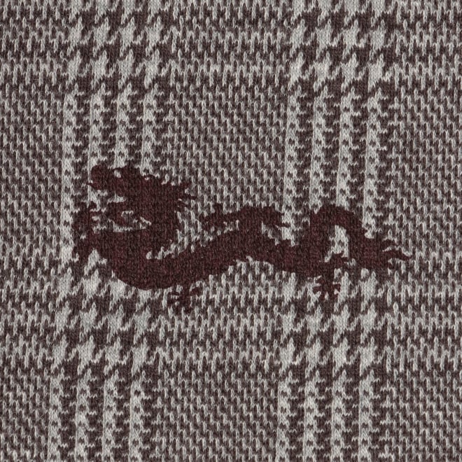 【COMING SOON】Phantom dragon jacquard プルオーバー 詳細画像 ブラウン 6