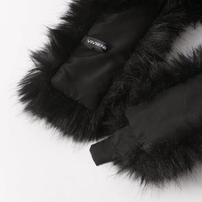 Faux fur tippet ストール 詳細画像 ブラック 3
