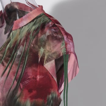 【COMING SOON】Watercolor print net ドレス 詳細画像