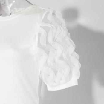 【COMING SOON】Air petal sleeve Tシャツ 詳細画像