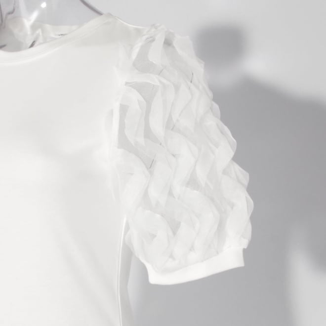 【COMING SOON】Air petal sleeve Tシャツ 詳細画像 ホワイト 2