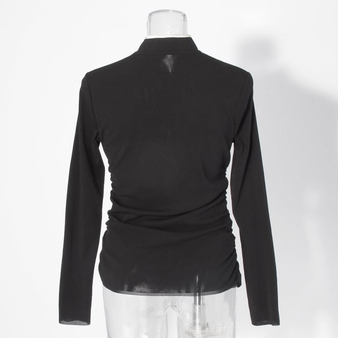 【COMING SOON】China top collection ブラウス 詳細画像 黒系マルチ 3