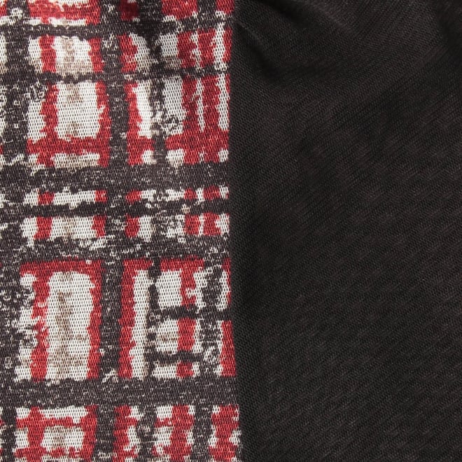 【COMING SOON】Plaid dragon print netting ドレス 詳細画像 黒系マルチ 6