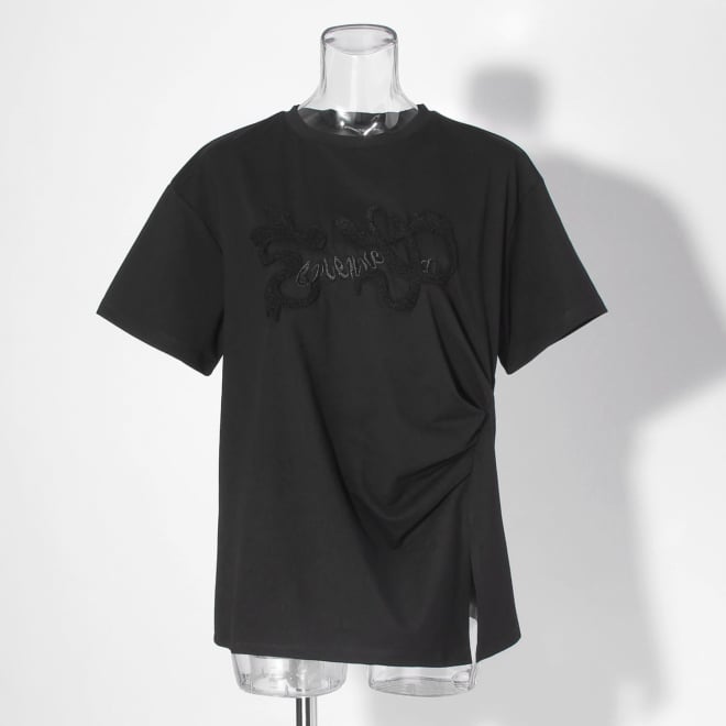 【COMING SOON】New dragon logo embroidery Tシャツ 詳細画像 ブラック 1
