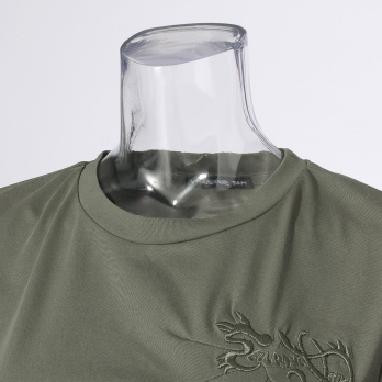 New dragon logo embroidery Tシャツ 詳細画像