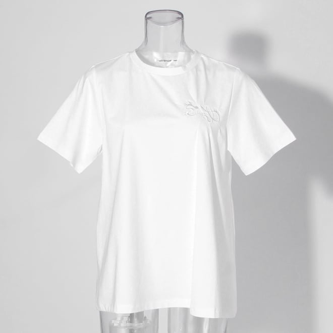 【COMING SOON】New dragon logo embroidery Tシャツ 詳細画像 ホワイト 1