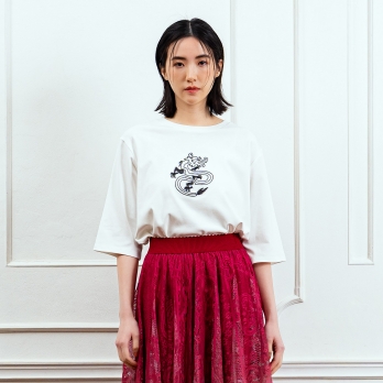 WLC フライス刺繍Tシャツ