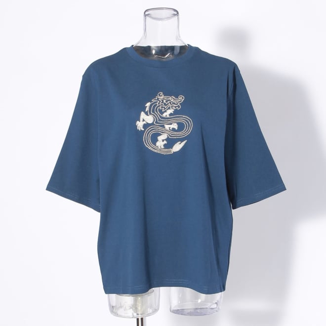 WLC フライス刺繍Tシャツ 詳細画像 ライトブルー 1