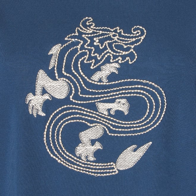WLC フライス刺繍Tシャツ 詳細画像 ライトブルー 5