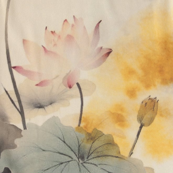 【COMING SOON】Lotus with goldfish print パンツ 詳細画像 白系マルチ 6