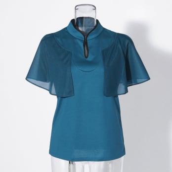 【COMING SOON】Mandarin collar top プルオーバー 詳細画像