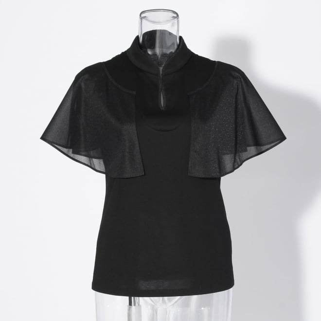 【COMING SOON】Mandarin collar top プルオーバー 詳細画像 ブラック 1